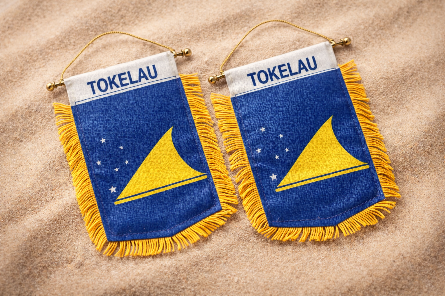 Tokelau Mini Banner (4” x 5”) – Car & Home Decor