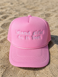 Island Girls Do It Best BLUSH PINK Trucker Hat