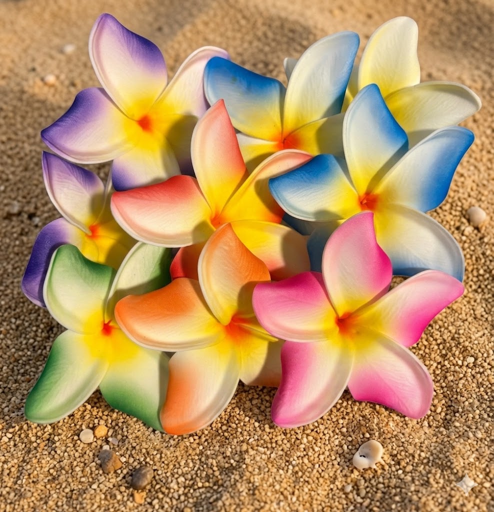 Tropical Petal Hair Clip