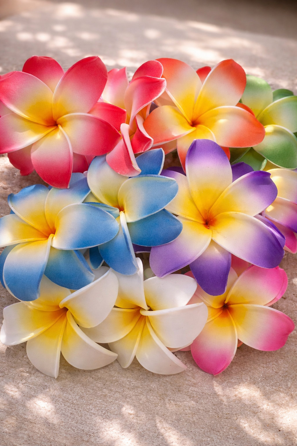 Plumeria Hair Clips
